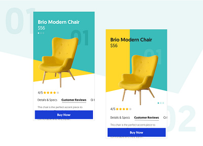 Furniture App - Product Page Concept bangalore branding chair design furniture app furniture design ui ux visual design