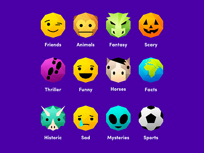Bookcategories icon illustration product design ui design vector