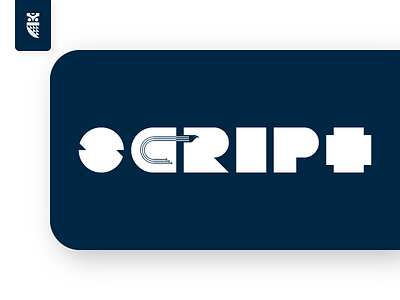 Script plus badge blocks brand branding dailyicon design falcon graphicdesign identity illustration isometric logo plus sign shapes style technology typography