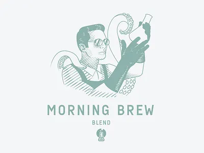 Morning Brew coffee branding coffee label coffee packaging illustration labeldesign packagingdesign