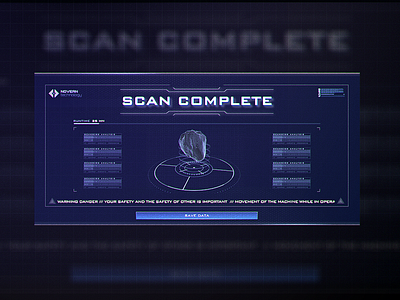 Dual Universe - Territorial Scanner UI blue design futurist games gui hud mmo sci fi scifi ui ui design uidesign uxui videogames