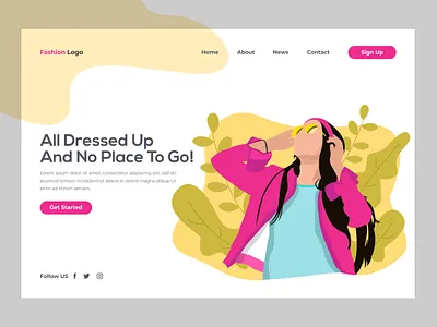 Shopping landing page design cartoon creative design fashion illustration homepage illustration landing landing design landing page landing page design landingpage professional design shopping shopping cart summertime ui ui design uidesign uiux ux vector