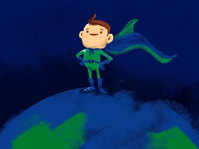 Super Hero Planet Guy