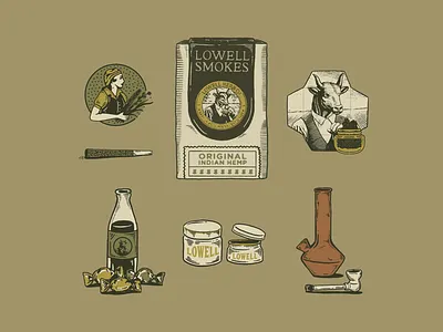 Lowell Farms art artwork branding graphicdesign illust illustration