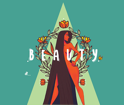 BEAUTY art artdirection character concept design digital direction dribbble illustration vector