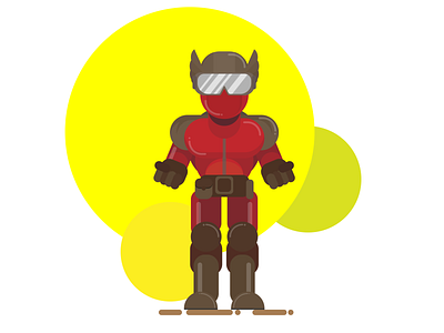 Gundala Putra Petir art artwork cartoon character design dribbble flat flatart hero illustration illustrator indonesia designer style superhero vector