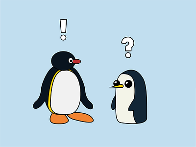 Penguin Love animals aventure time colorful cute gunter illustration love penguin penguins pingu