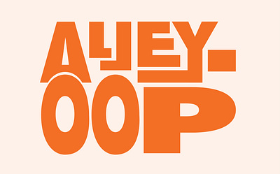 Alley-oop! basketball basketball logo concept design design fun funk funky funky and fresh funny graphic design illustration logo speculative speculative design typography