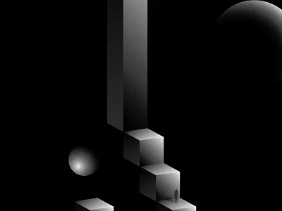 framedworld black black white design grain illustration