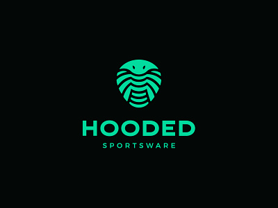 Hooded animal branding cobra identity logo mark negative space snake sport sportswear symbol