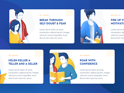 Tutor design illustration ui web