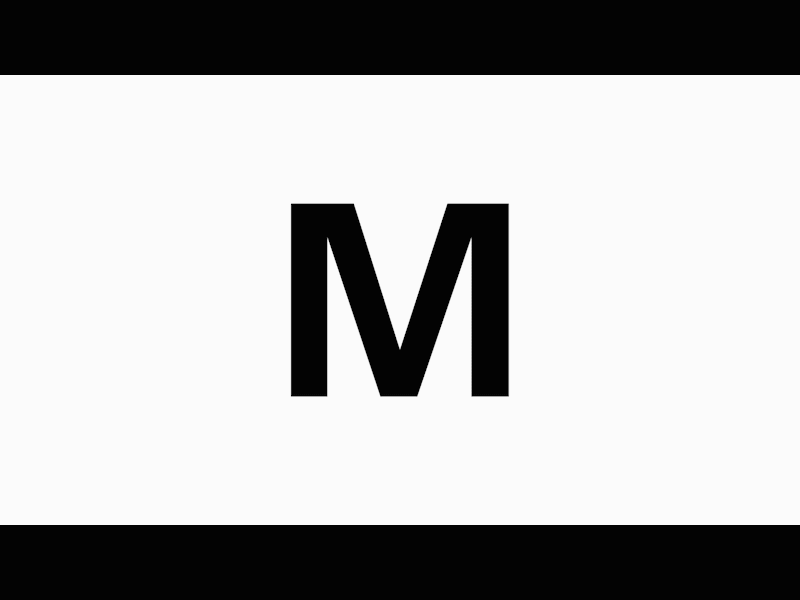 All about letter-M ae art black blackletter daily dailylogochallenge design illustration letter motion motion design people popular typography white