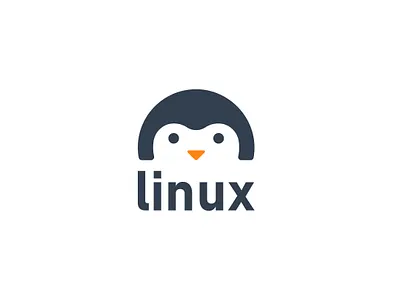 Linux logo design 2020 blue branding clean computer science creative inspiration linux macos modern logo operating system orange windows