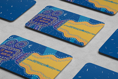 Сards for the festival ~ branding design illustration sketch typography