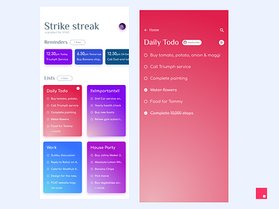 Skittles - To do list app design freebie invision studio invisionstudio material design to do app todo todo app todo list ui design ui kit uikit web design