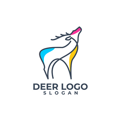 DEER deer line art sale