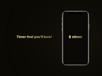 Stimer app app design apple branding design ios iphone x logo mobile app timer timer app typography ui ui design