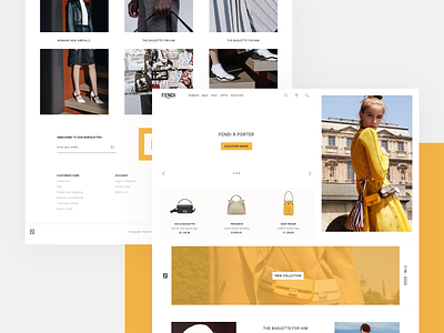 Fendi Website Daily #3 app design ui ux web