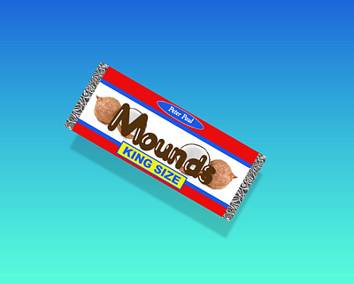 Mounds Throwbacl candy candy bar candybar consumer dribbbleweeklywarmup kingsize logo mounds product rebound weekly challenge weekly warm up xd xddailychallenge