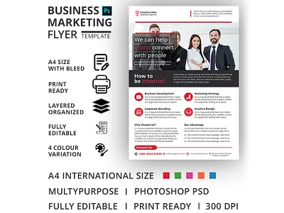 Business Marketing Flyer branding design business flyer business flyer design company flyer corporate flyer flyer design flyer template markting flyer mordern print template