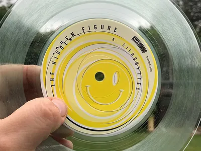 The Hidden Figure 7" artwork design graphic design music vector vinyl