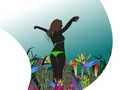 Nature beauty adobe beauty behance behance project character characterdesign characters color colors cool design dribbbble dribbble best shot fashion fashion illustration illustrator line sexy girl shot vector