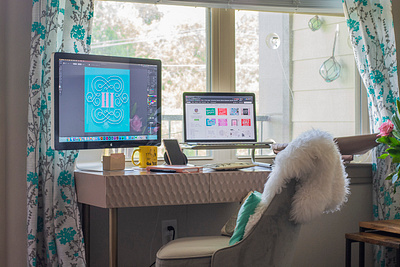 Dribbble Courtside Feature: My Workspace blog courtside feature interview photo photography workspace