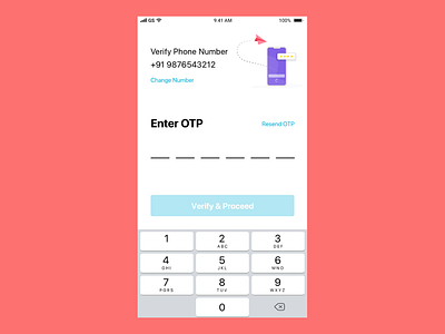 Verify Phone Number icon otp otpscreen phone phoneicon product design ui ux verify verify phone