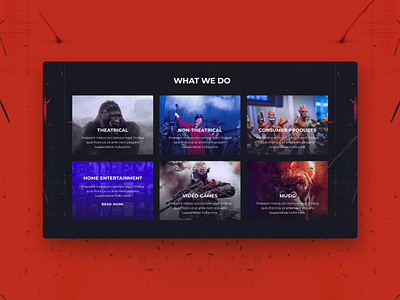 Services - Dark UI 2018 client work dark darkui design dubai entertainment game gamelook patterns service design services thumbnails uae ui uidesign ux web design