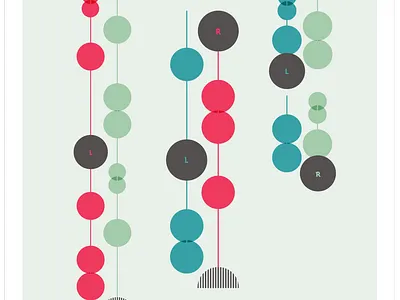 CascadingRudiments RGB 14x22 Set 1 shadow design drum music poster rhythm rudiment vector