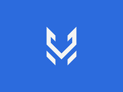 M + V + Fox Logo Design blue brand brand identity branding design fox icon lettermark logo logo design logodesign m letter minimal print symbol v letter