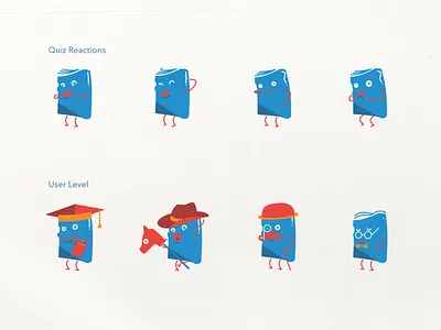 Vocab App Mascot app branding character design design game illustration mascot mobile ux vector