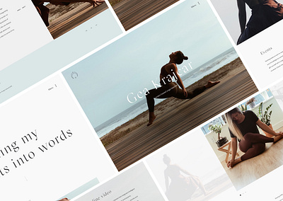 Live. Love. Learn. Yoga. branding clean design landing landingpage minimalism typography ui web webdesign