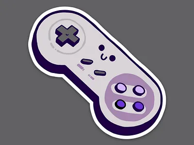 Which was better, the SNES or GameCube? artwork character controller design drawing gamer illustration illustrator slaptastick snes stickers subscription vector videogames