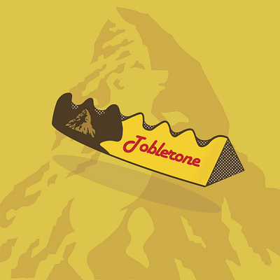 Toblerone wrapper re-design adobe illustrator adobe photoshop design illustraion vector vector art vector illustration