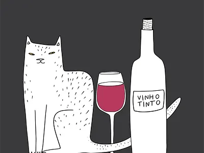 vinho tinto - red wine illustration vector