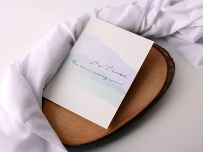 Custom Postcard branding design stickers