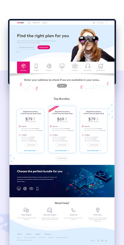 Landing Page app uiux websites