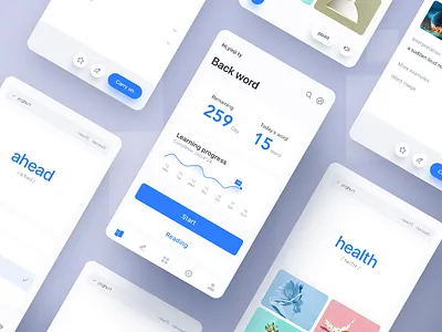 Back word Application card icon ui ux word