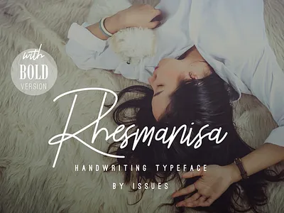 Rhesmanisa - Signature Font blog bold classy elegant fashion font fonts hand lettered handdrawn handlettering handwriting invitation luxury modern monoline script signature typeface web wedding