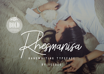 Rhesmanisa - Signature Font blog bold classy elegant fashion font fonts hand lettered handdrawn handlettering handwriting invitation luxury modern monoline script signature typeface web wedding