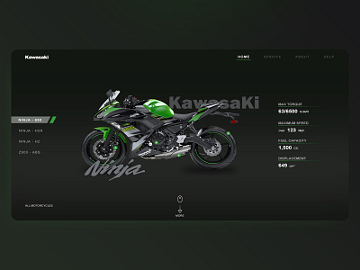 kawasaki NINJA 650ABS kawasaki moto ui web