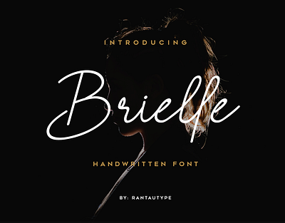 Brielle brand branding branding design design elegant font font design fonts freebies lettering logo luxury market rantautype type