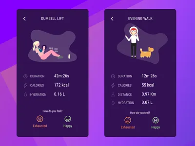 Workout of the Day #062 bright colors daily 100 daily 100 challenge daily challange daily ui dribbble daily ui inspiration figma figmadesign ingridable interface design workout workout app workout of the day