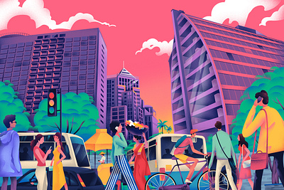 Culture Trip - Bangalore art bangalore culture trip design illustration website