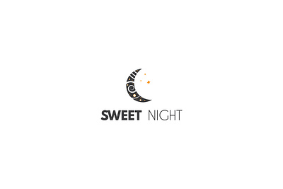 Sweet Night logo brand branding design illustration logo moon nature umuarus vector