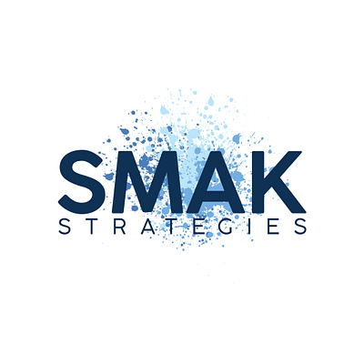 Smak Strategies branding design flat illustrator logo vector