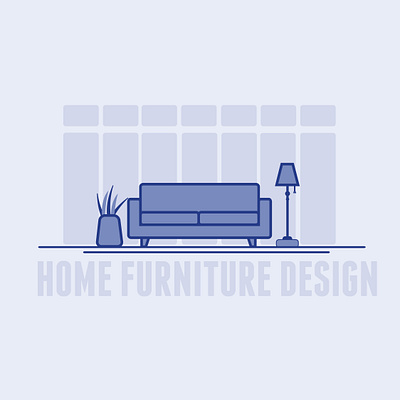 furniture design artwork design flat flatdesign house illustration illustration art illustrations illustrator logo logos simple simpleart typography vector