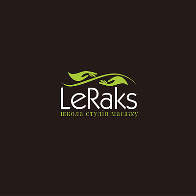 Leraks branding design flat illustrator logo vector