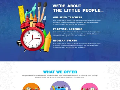 School branding design graphic desgin illustration landing page typography website